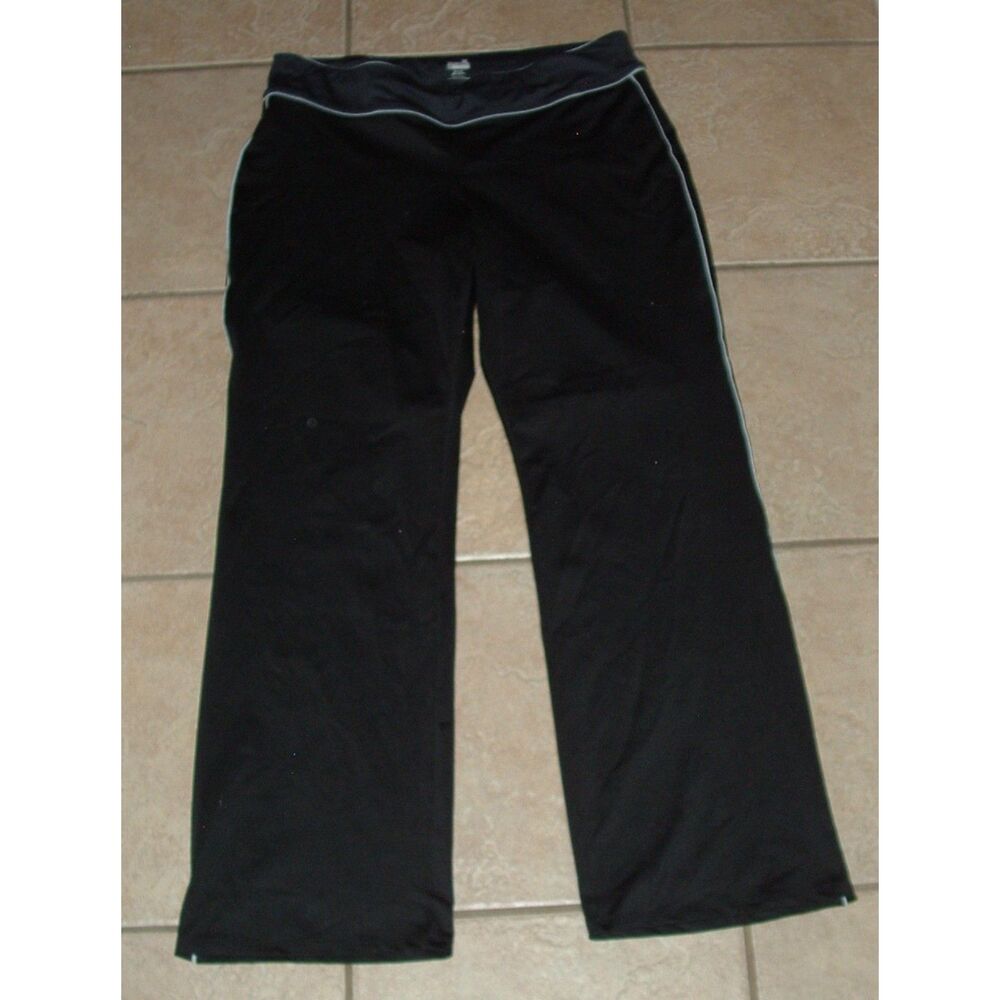 OLD NAVY Black Sz XL Pull On Stretchy Athletic Comfy Pants Inside Media Pocket